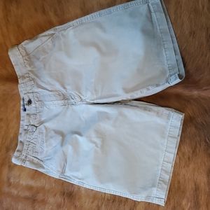 Lands End mens khaki shorts size 33